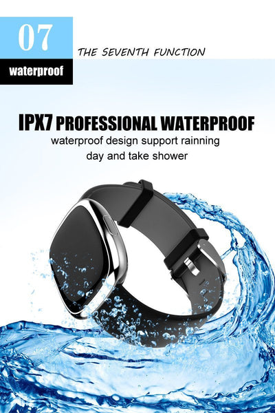 Classic Smart Band Blood Pressure Heart Rate Monitor Smart Bracelet with Pedometer Sleep Fitness Tracker for Android IOS Smartphone.