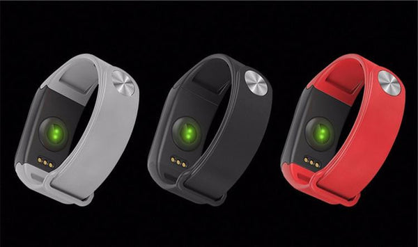 New Fitness Tracker Wristband Heart Rate Monitor Smart Band with Blood Pressure Pedometer.