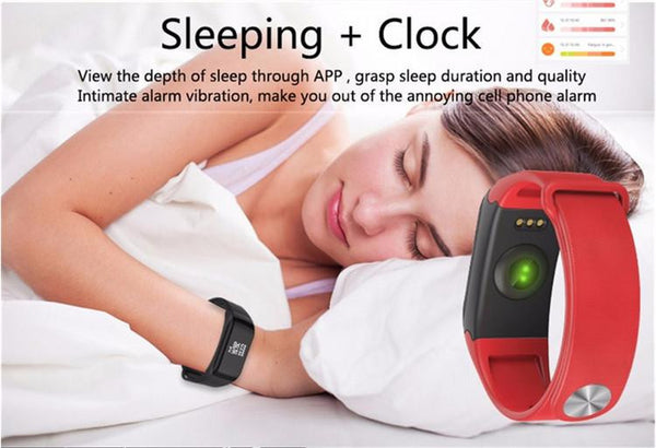 New Fitness Tracker Wristband Heart Rate Monitor Smart Band with Blood Pressure Pedometer.