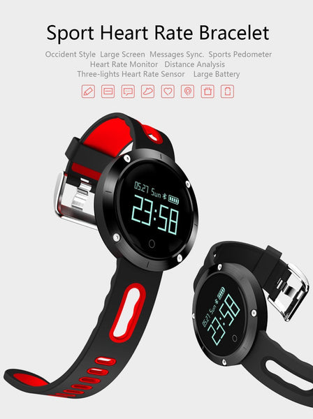 New Bluetooth Heart Rate Smart Wristband with Blood Pressure Monitor Fitness Tracker.