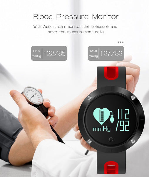 New Bluetooth Heart Rate Smart Wristband with Blood Pressure Monitor Fitness Tracker.