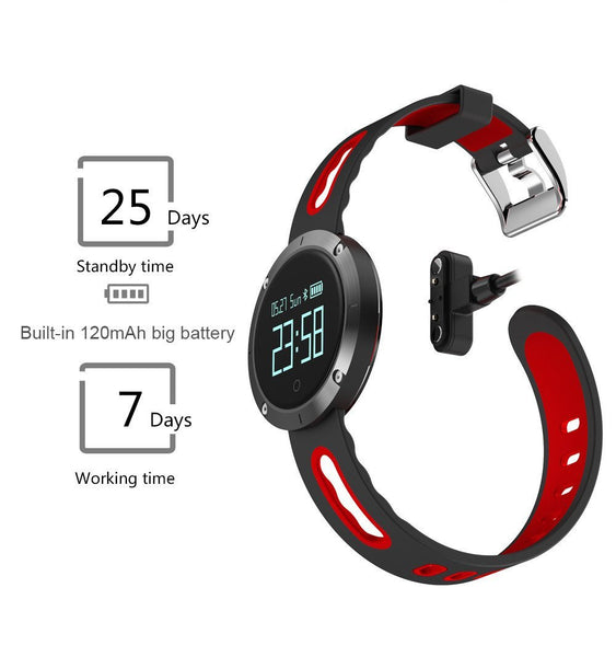 New Bluetooth Heart Rate Smart Wristband with Blood Pressure Monitor Fitness Tracker.