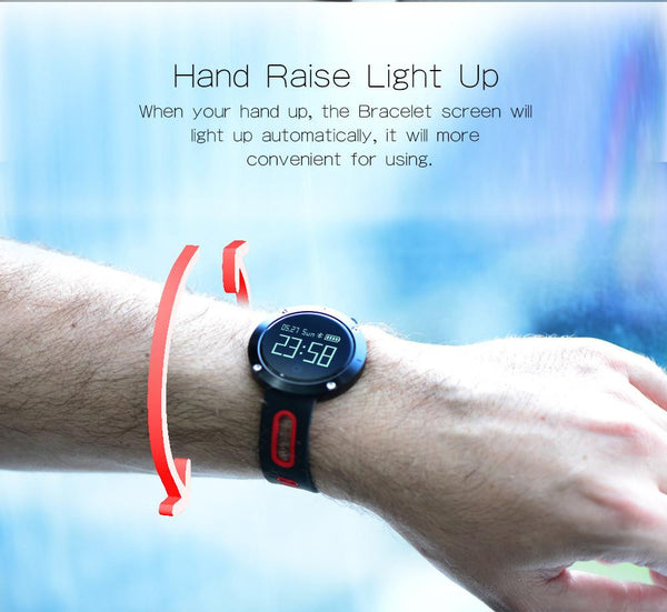 New Bluetooth Heart Rate Smart Wristband with Blood Pressure Monitor Fitness Tracker.