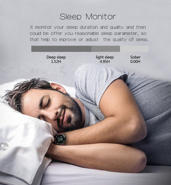 New Bluetooth Heart Rate Smart Wristband with Blood Pressure Monitor Fitness Tracker.