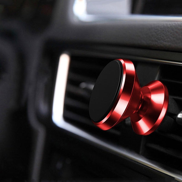 New Magnet Air Vent Car Phone Holder Stand - Universal Mount for iPhone Samsung & All Other Android & Windows Smartphones.