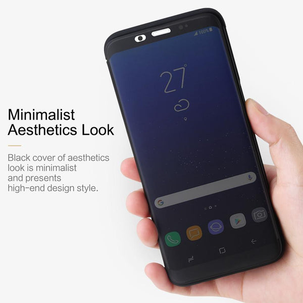 New Transparent Full Window Invisible Flip Case for Samsung Galaxy S8 / S8 Plus