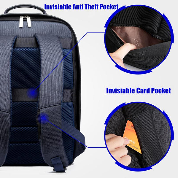 New USB External Charge Computer Bag Shoulders Anti-theft Backpack 15 inch Waterproof Laptop Backpack for Men