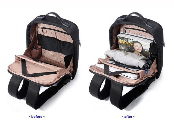 New USB External Charge Computer Bag Shoulders Anti-theft Backpack 15 inch Waterproof Laptop Backpack for Men