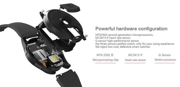 New Intelligent Sports Smartwatch with Call Message Reminder Heart Rate Monitor for Android IOS