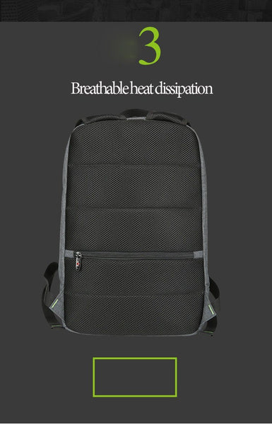 New 15 Inch Laptop Business Water-Resistant Knapsack Anti-Theft Solar Panel Backpack Bag for Men and Women's Travel