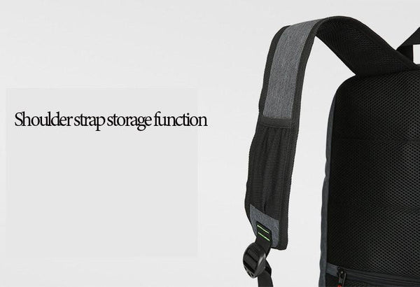 New 15 Inch Laptop Business Water-Resistant Knapsack Anti-Theft Solar Panel Backpack Bag for Men and Women's Travel
