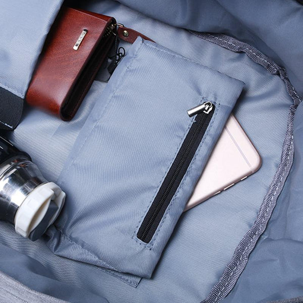 New Daytime Waterproof Travel Anti-Theft Laptop Bag with USB Charging Port & Notebook Computer Case Sleeve