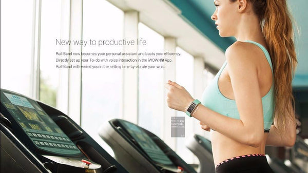 Waterproof Smart Band Heart Rate Monitor Smart Wristband Bracelet - Android Fitness Tracker