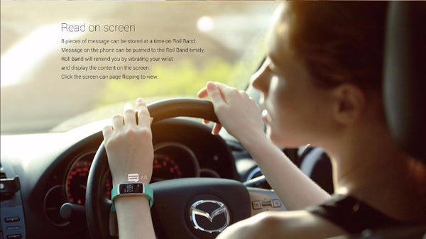 Waterproof Smart Band Heart Rate Monitor Smart Wristband Bracelet - Android Fitness Tracker