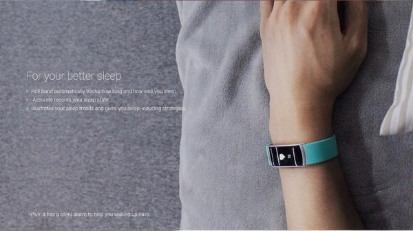 Waterproof Smart Band Heart Rate Monitor Smart Wristband Bracelet - Android Fitness Tracker