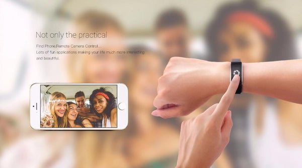 Waterproof Smart Band Heart Rate Monitor Smart Wristband Bracelet - Android Fitness Tracker.