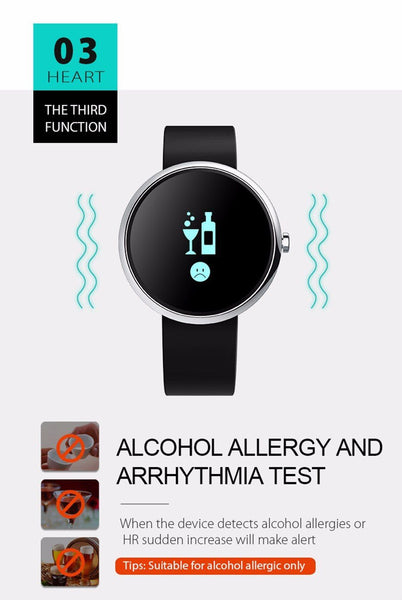 New Blood Pressure Round Bluetooth Fitness Wrist Watch  with Sleep Blood Pressure and Heart Rate Tracker.