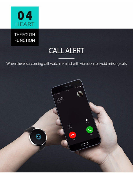 New Blood Pressure Round Bluetooth Fitness Wrist Watch  with Sleep Blood Pressure and Heart Rate Tracker.