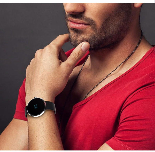 New Blood Pressure Round Bluetooth Fitness Wrist Watch  with Sleep Blood Pressure and Heart Rate Tracker.