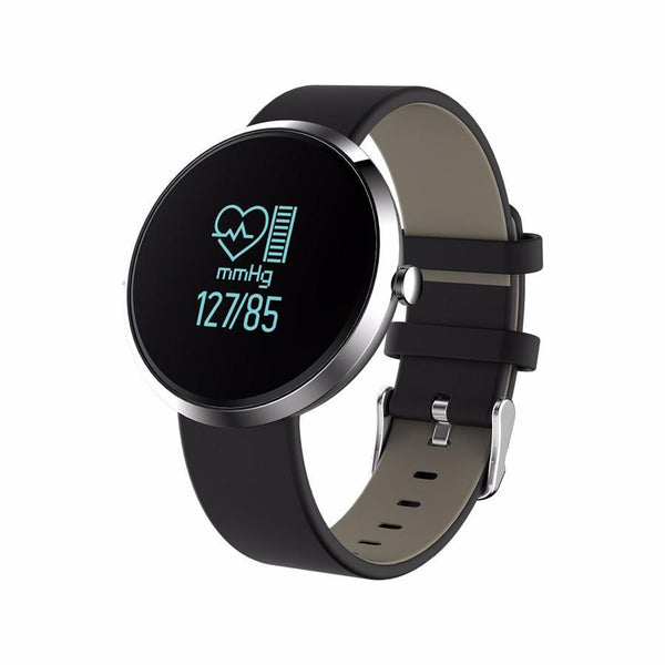 New Blood Pressure Round Bluetooth Fitness Wrist Watch  with Sleep Blood Pressure and Heart Rate Tracker.