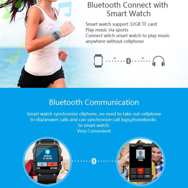 New Multifunctional Sports Smartwatch with File Management Sleep monitor Sedentary Reminder Pedometer for IOS & Android