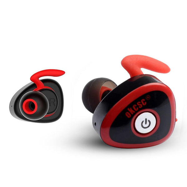 Ultra Light True Wireless Sport Bluetooth Earphone Stereo Twins In Ear Earbuds with Microphone for IPhones Androids Xiaomi