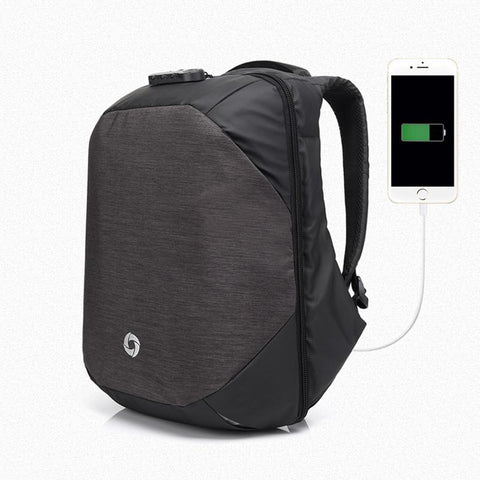 New USB Charge 15.6 Inch Laptop Computer New Anti-theft Password Lock Bag Backpack