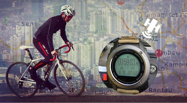 New Outdoors Spot GPS Smart Watch with Dynamic Heart Rate Monitor Message Alerts for Android IOS