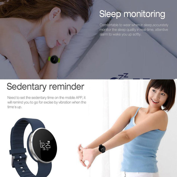 New Smart Watch Bracelet Waterproof Blood Pressure Heart Rate Monitor Fitness Tracker for Android iOS