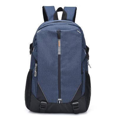 New Ultra Light Canvas External USB Charging Smart Casual Backpack for Travel Daypacking