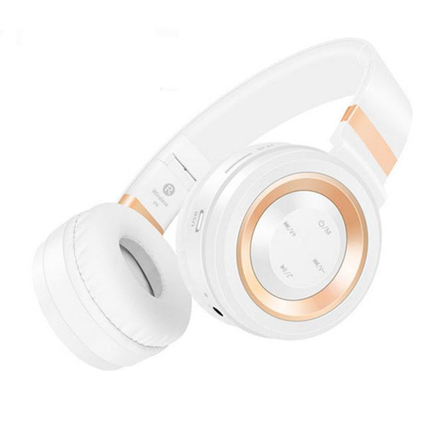 New Studio Bluetooth Headphones Wireless with Microphone Support TF Card FM Radio Stereo Headset