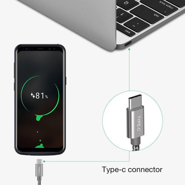 New 5000mAh Rechargeable Charging Power Bank Cover External Battery Case for Samsung S8 S8 Plus