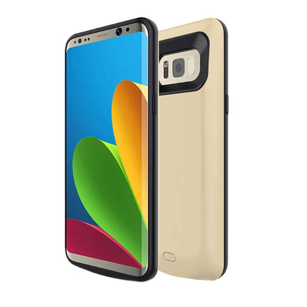New 5000mAh Rechargeable Charging Power Bank Cover External Battery Case for Samsung S8 S8 Plus