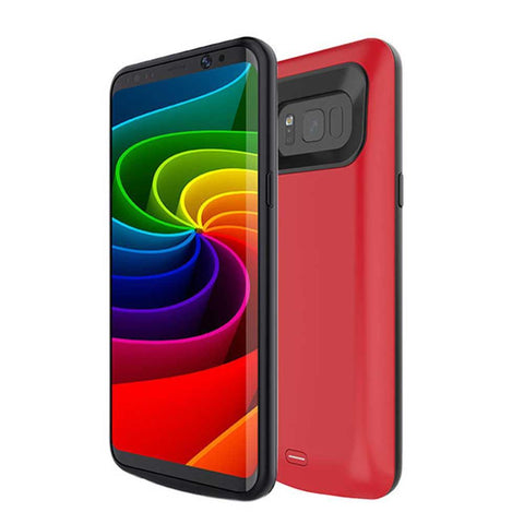 New 5000mAh Rechargeable Charging Power Bank Cover External Battery Case for Samsung S8 S8 Plus