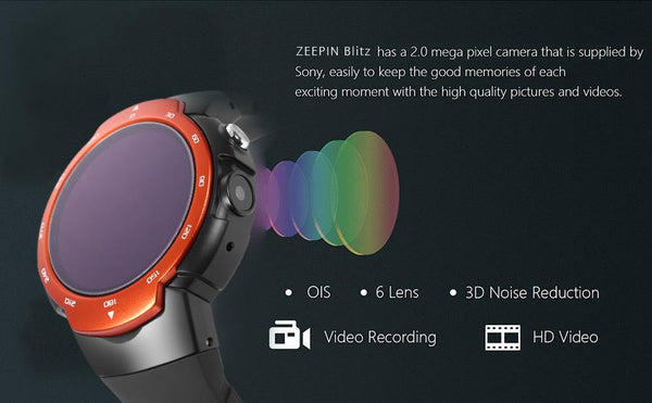 New Intelligent Sports Smart Watch Phone 3G Android 5.1 Camera Waterproof with Email GPS Heart Rate Monitor