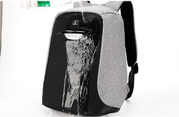 New Oxford Water-Resistant 15 Inch Laptop School Backpack Bag with Battery Slot for USB Charging