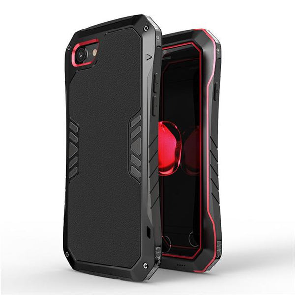 New Luxury Cavalier Aluminum Armour Metal Cases with Anti-Knock Back Cover for iPhone 7 / 7 Plus