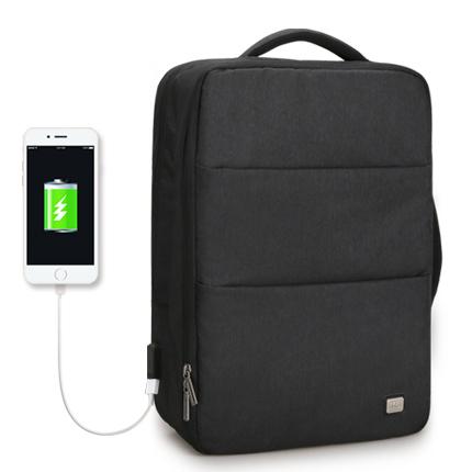 New Hybrid Huge Capacity Water-Resistant USB Design 15 Inch Laptop Backpack Short Trip Travel Bag