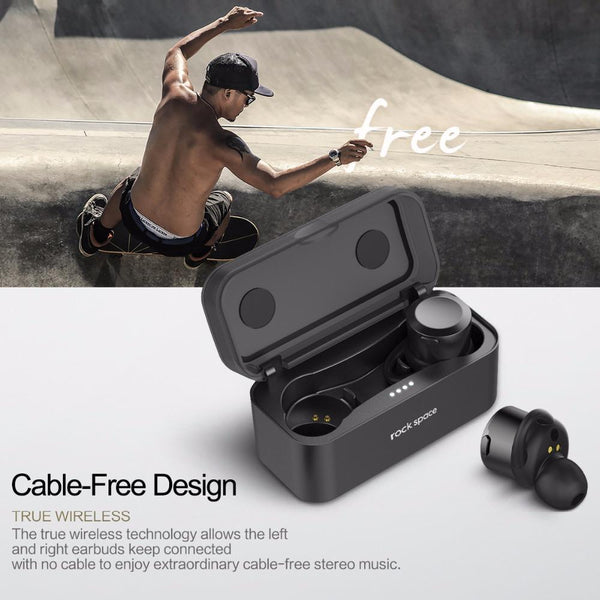 New Bluetooth Earphone TWS True Wireless Earbuds Bluetooth Stereo Earphones with Portable Charger Box