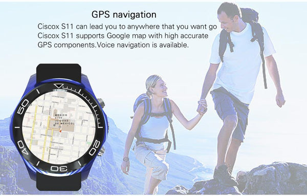 New GPS Sport Smartwatch Android 5.1 RAM 512MB + ROM 4GB Support TF Card  3G WIFI  Heart Rate Monitor