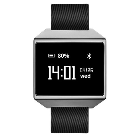 New Luxury Intelligent Heart Rate Blood Pressure Smart Watch Bracelet with Pedometer Call Reminder