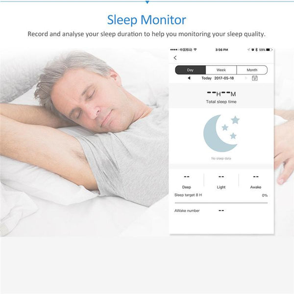 New Luxury Intelligent Heart Rate Blood Pressure Smart Watch Bracelet with Pedometer Call Reminder