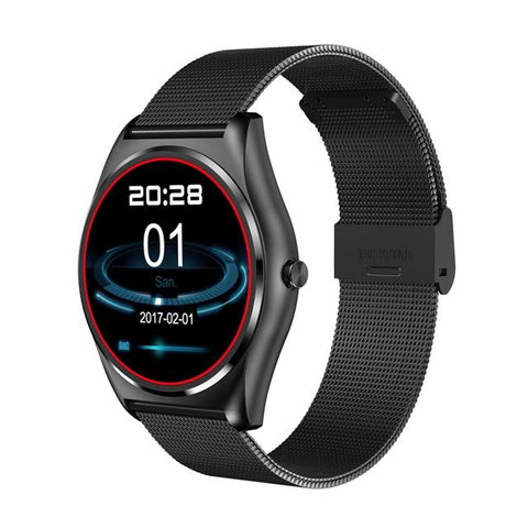New Intelligent Touch Screen Bluetooth Smart Watch with Heart Rate Monitor & Call Reminder for IOS Android