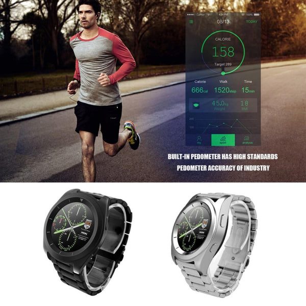 New HD IPS Sport Alloy Smart Watch with Tracker Call Running Heart Rate Monitor for Android IOS