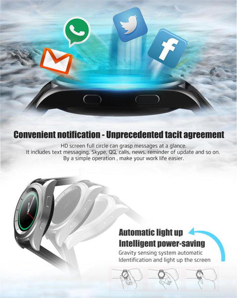 New HD IPS Sport Alloy Smart Watch with Tracker Call Running Heart Rate Monitor for Android IOS