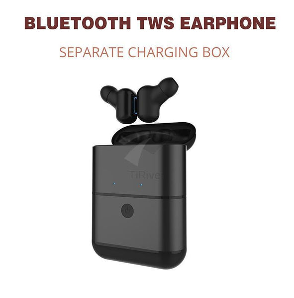 New Mini Wireless Bluetooth Headset TWS Earphones with Microphone Separate Charging Box