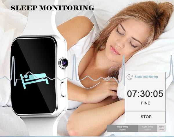 New Stylish Bluetooth Sports Smart Watch with Passometer Camera for Androids