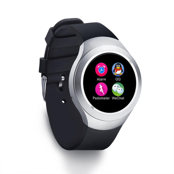 New IPS Round Screen Bluetooth Anti-Lost Android Sport Smart Watch Clock Support SIM Card TF card