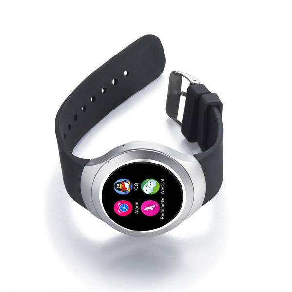 New IPS Round Screen Bluetooth Anti-Lost Android Sport Smart Watch Clock Support SIM Card TF card