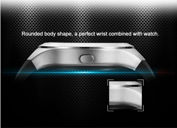 New IPS Round Screen Bluetooth Anti-Lost Android Sport Smart Watch Clock Support SIM Card TF card